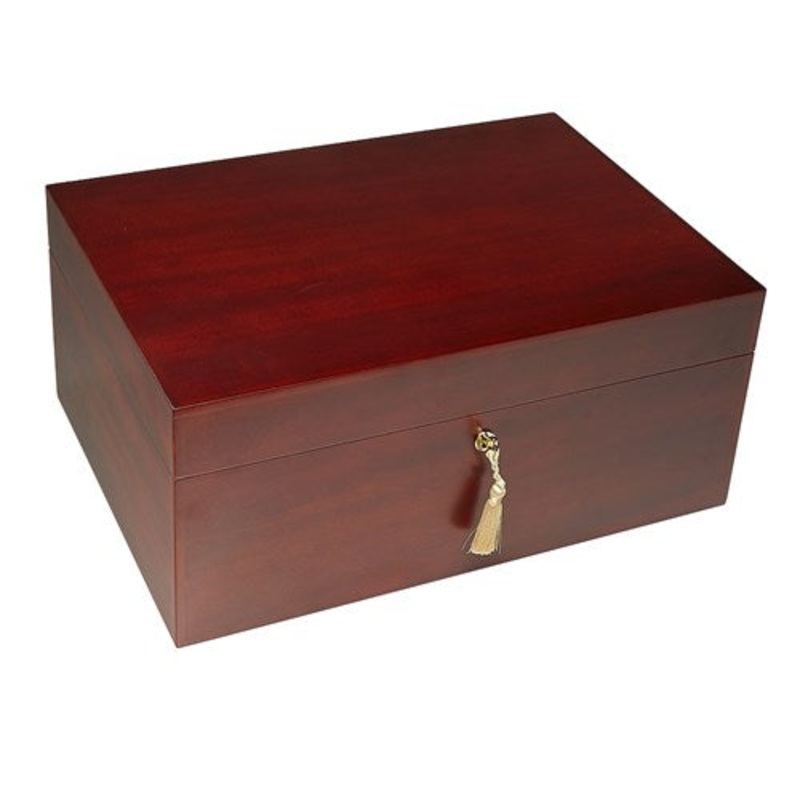 Ashton Savoy Executive Humidor – 100 Cigar Capacity 100 Cigar Capacity Mahogany
