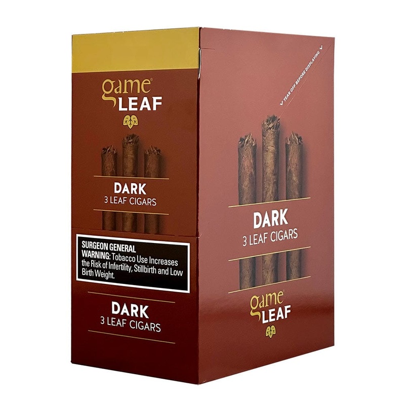 Game Leaf Dark Cigarillos Dark 10 Packs of 3