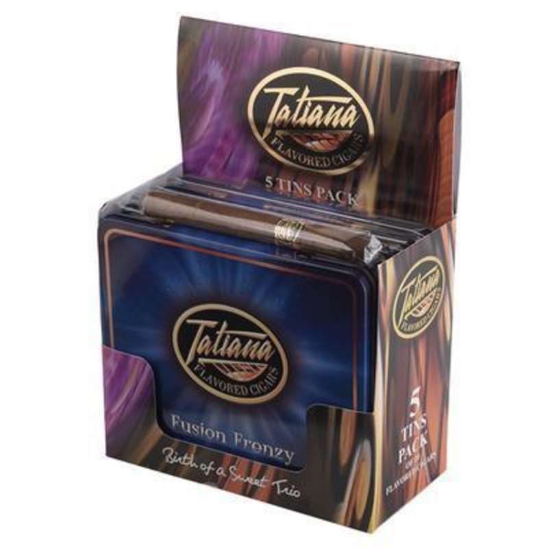 Tatiana Petite Fusion Frenzy Cigars Fusion Frenzy (4.0″ x 30) 5 Tins of 10