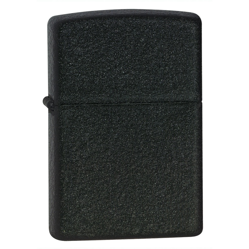 Zippo Black Crackle Lighter