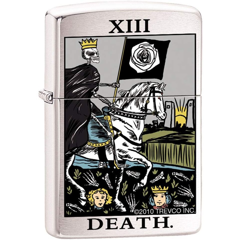 Zippo Lighter – Tarot Deck Card Thirteen Psychic Mystic