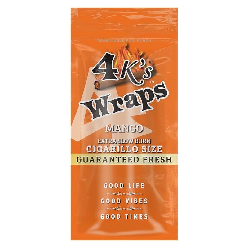 Good Times 4k’s Wraps Mango Mango 30 Packs of 4 (120ct)