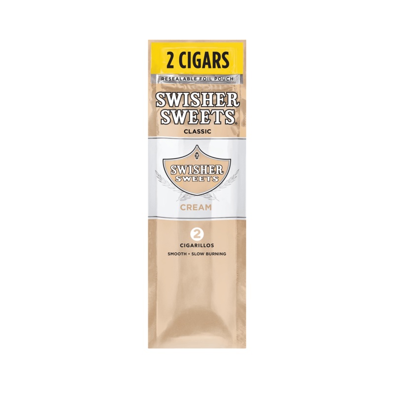 Swisher Sweets Cream Cigarillos Cream 30 Packs of 2