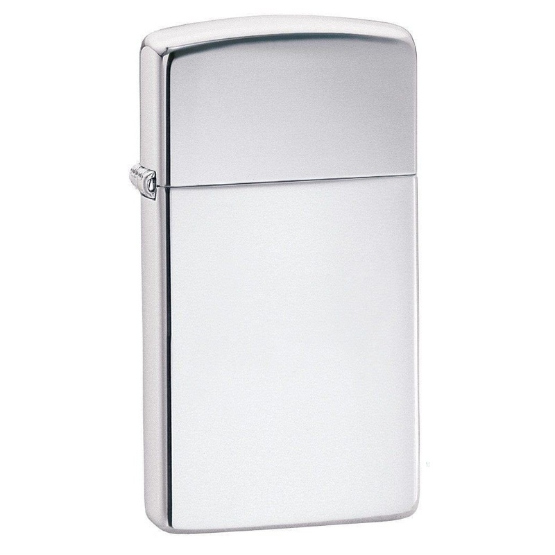 Zippo Lighter – Slim High Polish Chrome