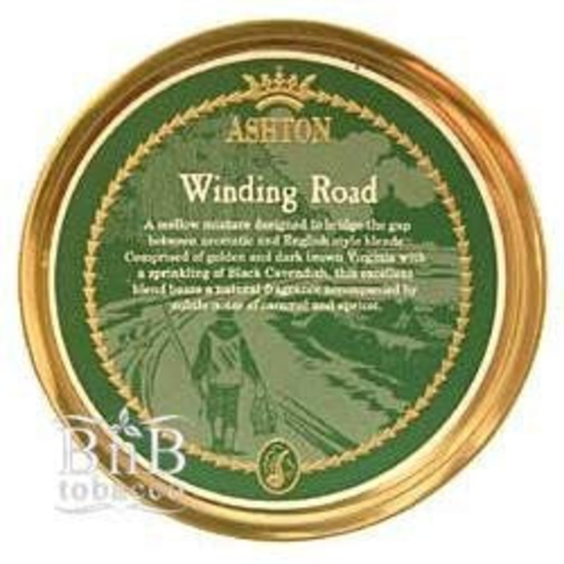 Ashton Winding Road Pipe Tobacco Winding Road 50g Tin