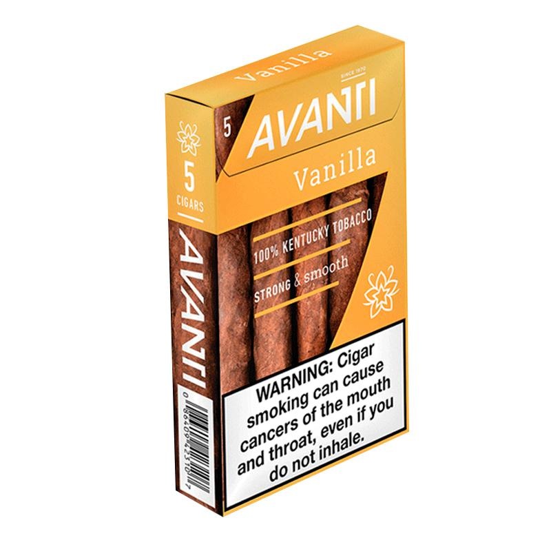 Avanti Vanilla Cigar Vanilla 10 Packs of 5