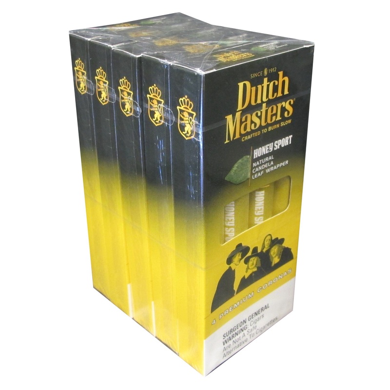 Dutch Masters Honey Sports Cigars Honey Sport 5 Packs of 4