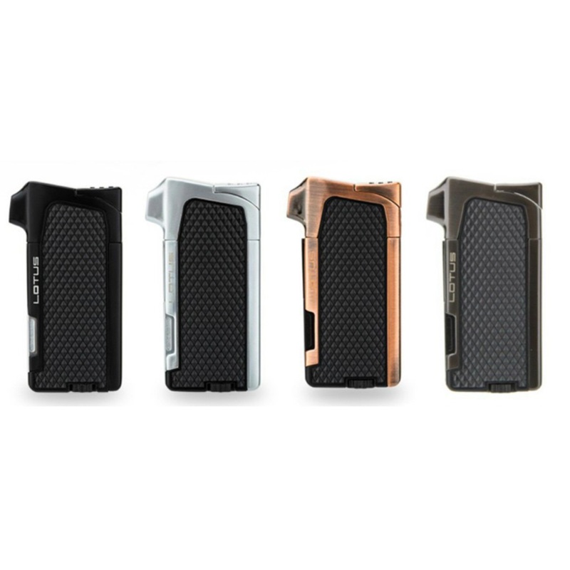 Lotus Condor Traditional Flame Pipe Lighter Black & Copper