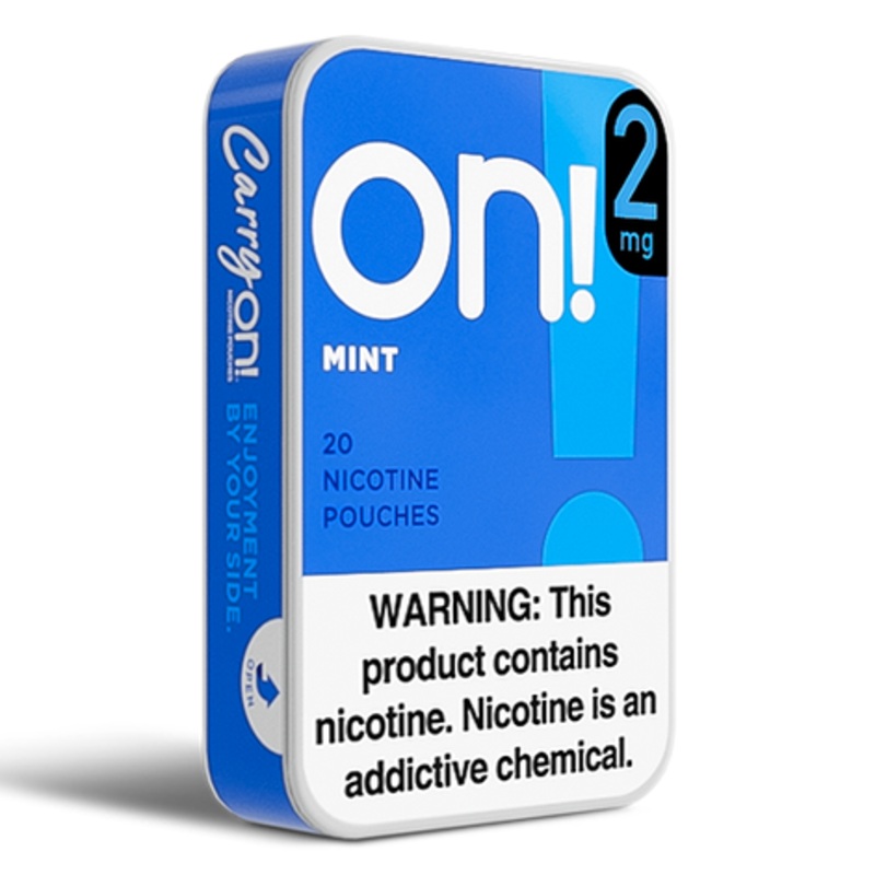 ON! Mint Nicotine Pouches – 5 Pack 2mg