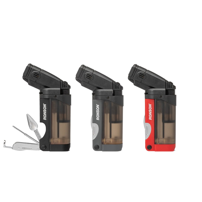 Ronson SideKyck All in One Cigar Lighter Black