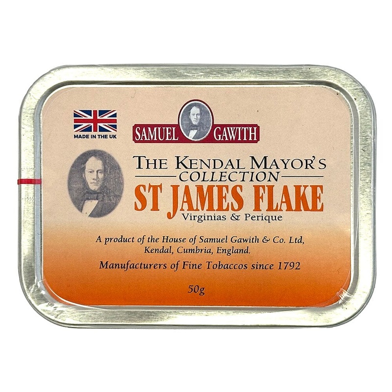 Samuel Gawith St. James Flake Pipe Tobacco St. James Flake 50g Tin