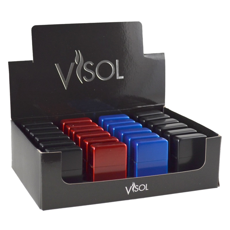 Visol Retail Package – Mauna Dual Flame Lighter 24 Count