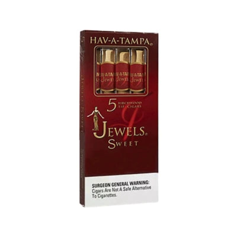 Hav A Tampa Jewels Sweet Cigars Sweet 10 Packs of 5