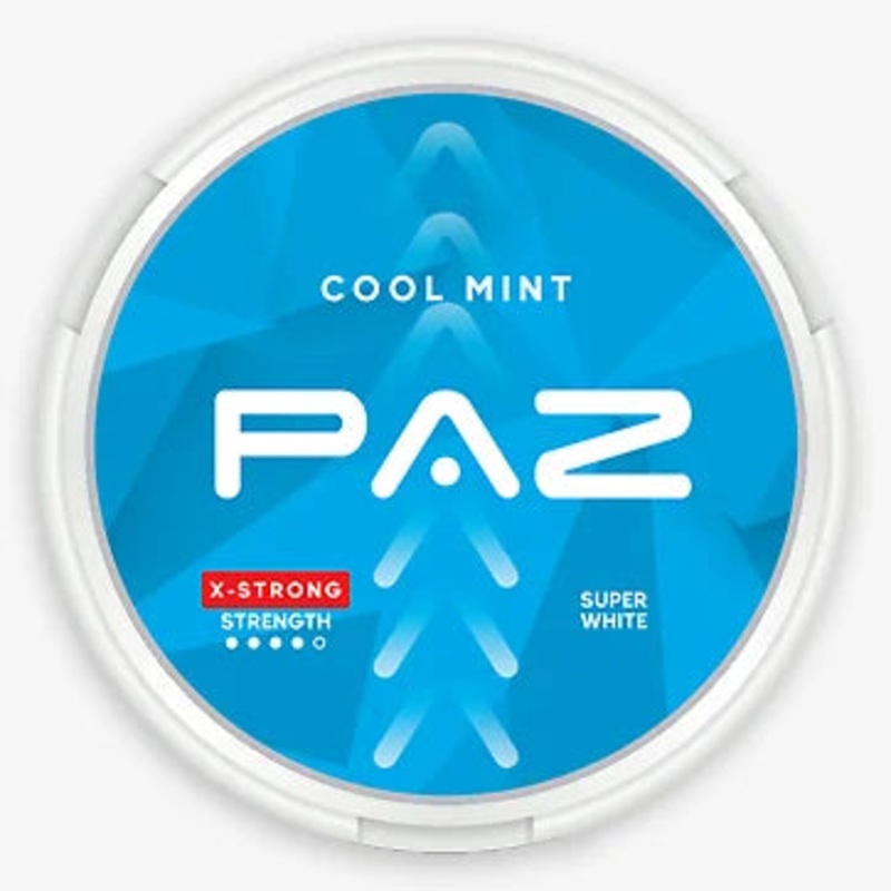 Paz Swedish Nicotine Pouches Cool Mint – 5 Pack 12mg