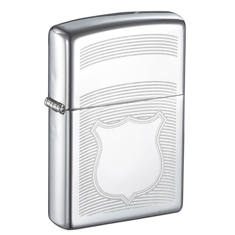 Zippo Shield/Badge Initial Lighter