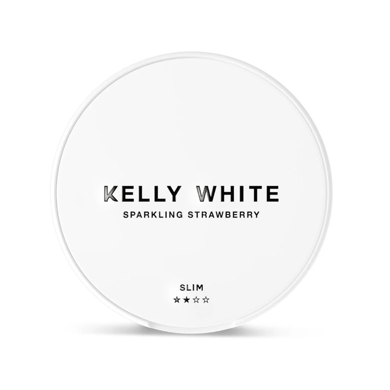 Kelly White Nicotine Pouches Sparkling Strawberry – 5 Pack