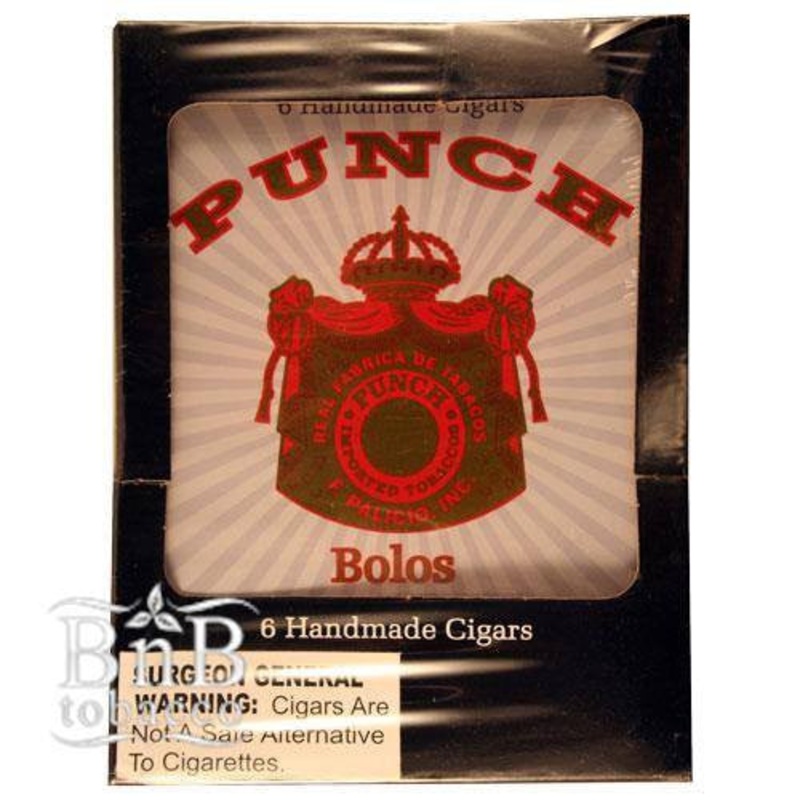 Punch Small Cigars Bolos (4.188″ x 36) 5 Tins of 6