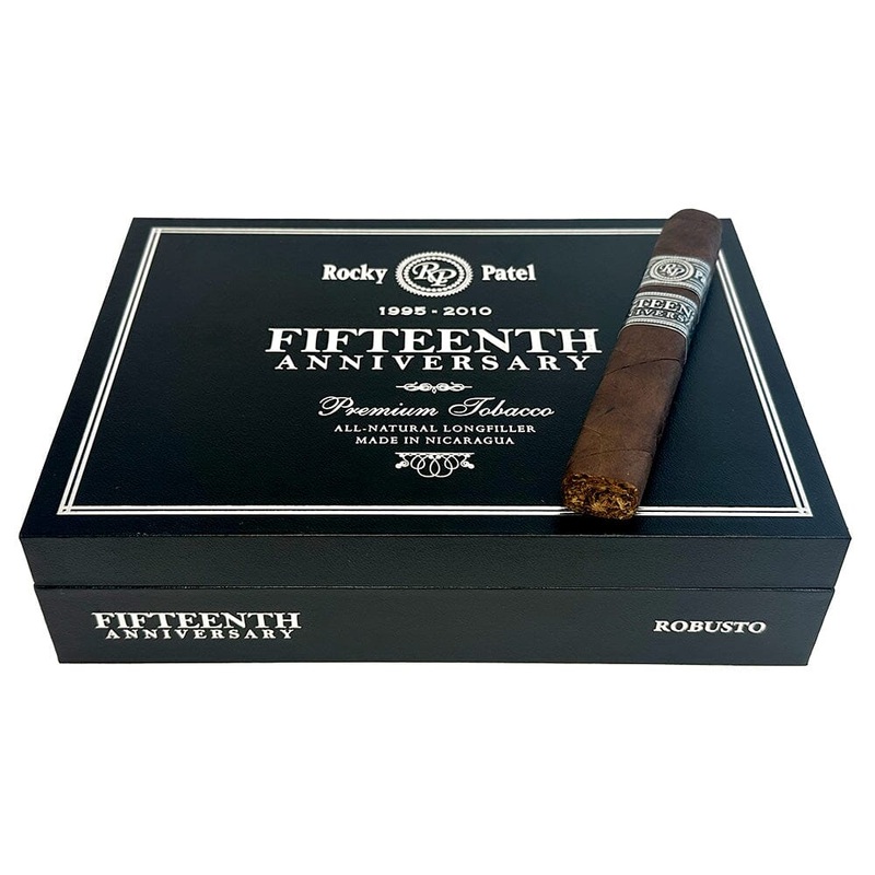 Rocky Patel 15th Anniversary Robusto (5.0″ x 50) Box of 20