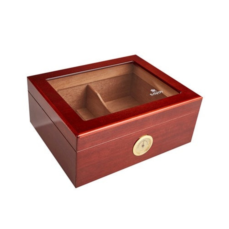 Savoy Classic Mahogany Humidor – 100 Cigar ct