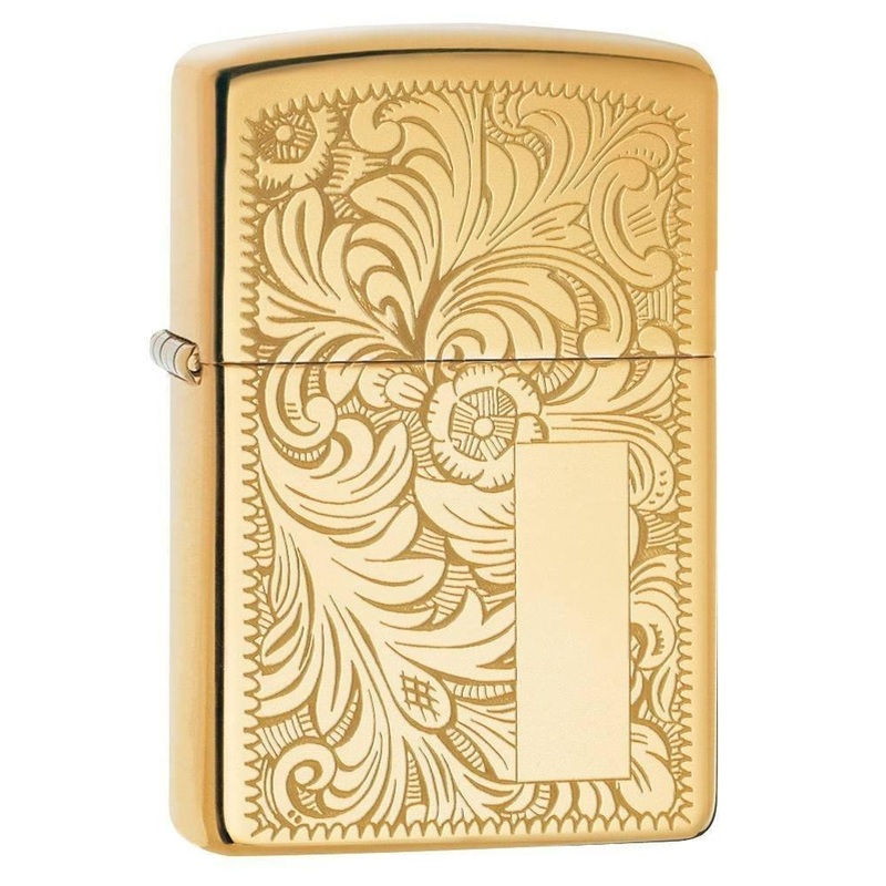 Zippo Lighter – Venetian Brass Finish