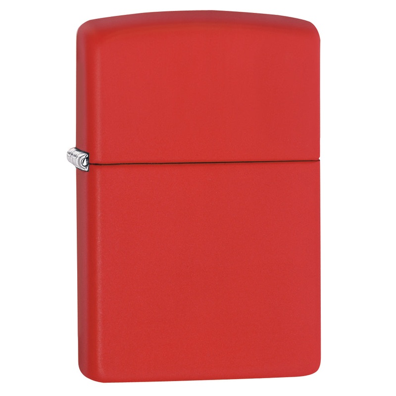 Zippo Red Matte Lighter