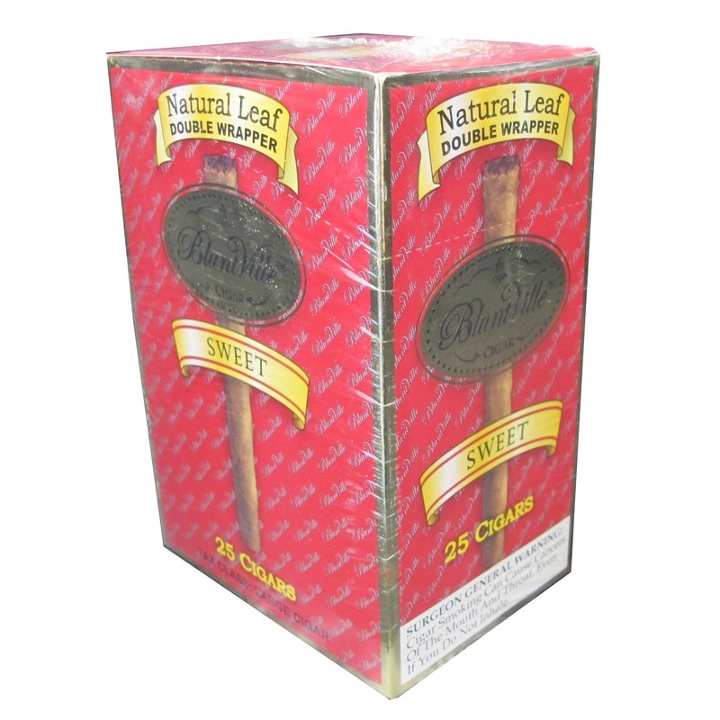 Bluntville Sweet Double Wrapped Cigars Sweet Box of 25