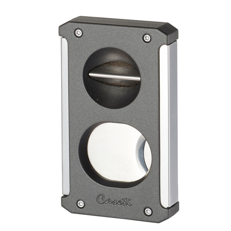 Visol Caseti Trident 3 In 1 Grey Cigar Cutter