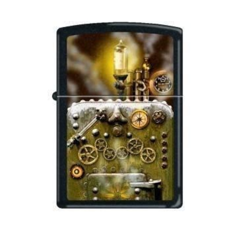 Zippo Lighter – Steampunk Industrial Machinery