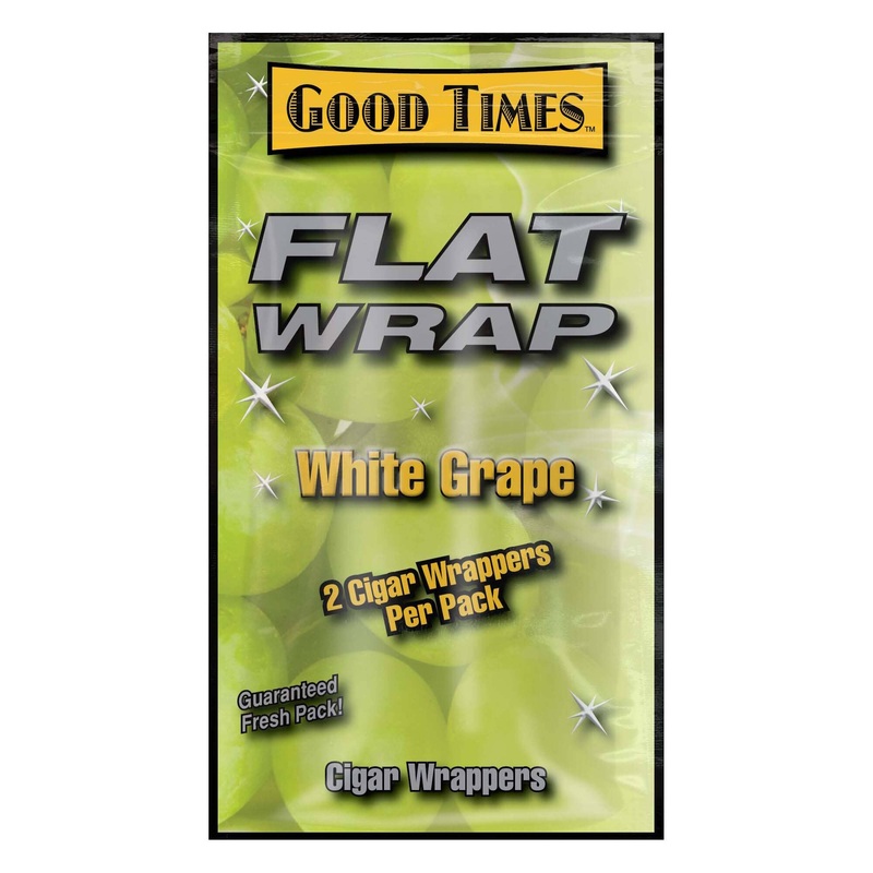 Good Times White Grape Flat Wraps White Grape 25 Packs of 2