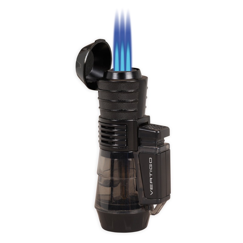 Lotus Sputnik Vertigo Triple Flame Torch Lighter Charcoal