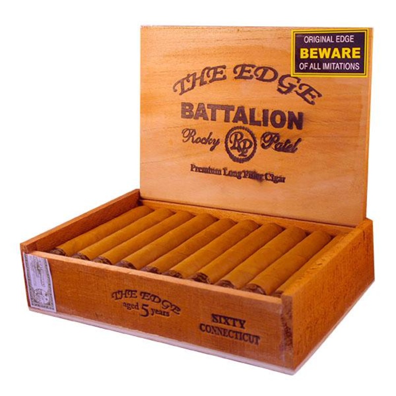 The Edge by Rocky Patel Connecticut Battalion (6.0″ x 60) Box of 20
