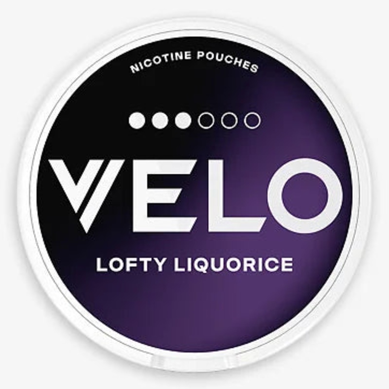 Velo Nicotine Pouches Lofty Liquorice 10MG – 5 Pack