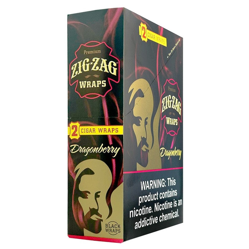 Zig Zag Dragon Berry Blunt Wraps Dragon Berry 25 Packs of 2