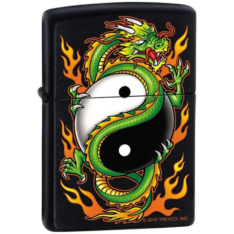 Zippo Lighter – Yin Yang Dragon