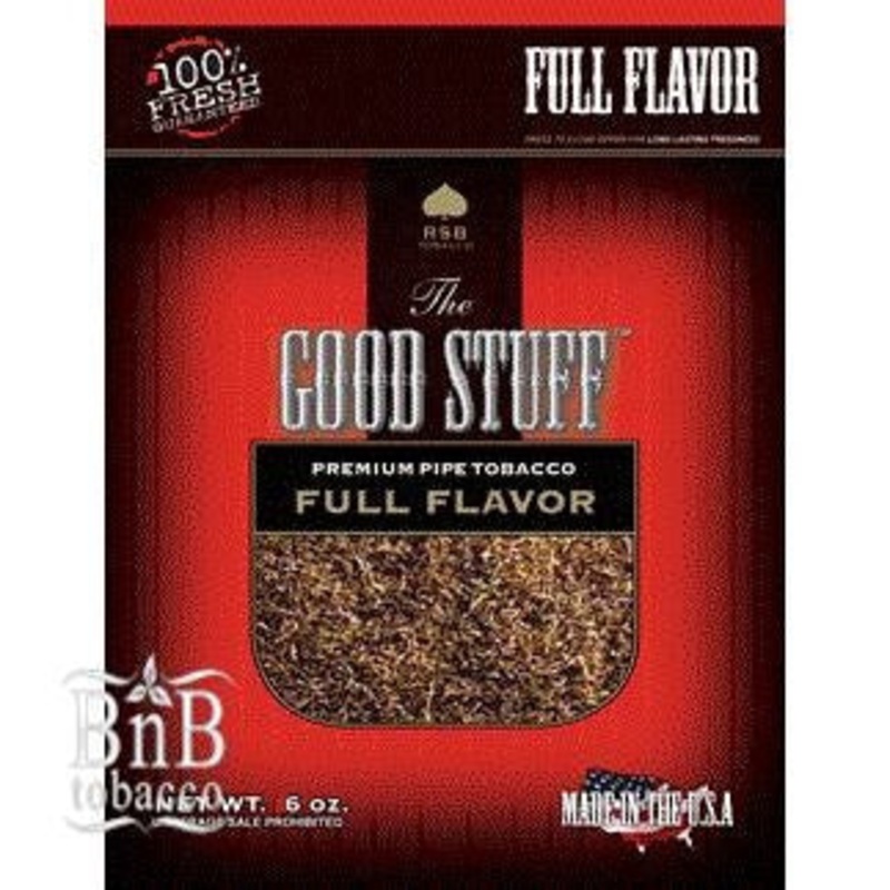 Good Stuff Full Flavor Pipe Tobacco Full Flavor 6oz Bag