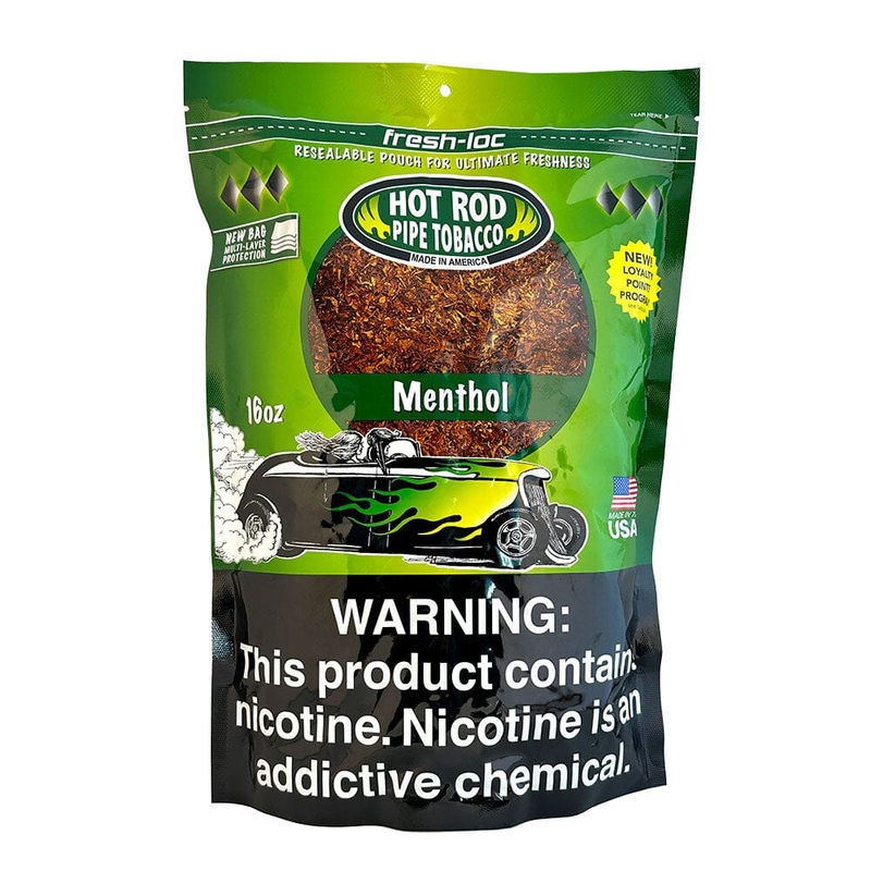 Hot Rod Menthol Pipe Tobacco Menthol 16oz Bag