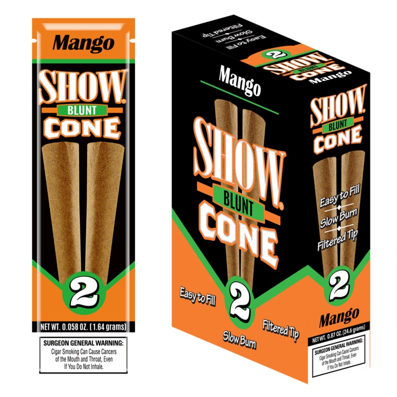 Show Blunt Cone Mango Mango 15 Packs of 2