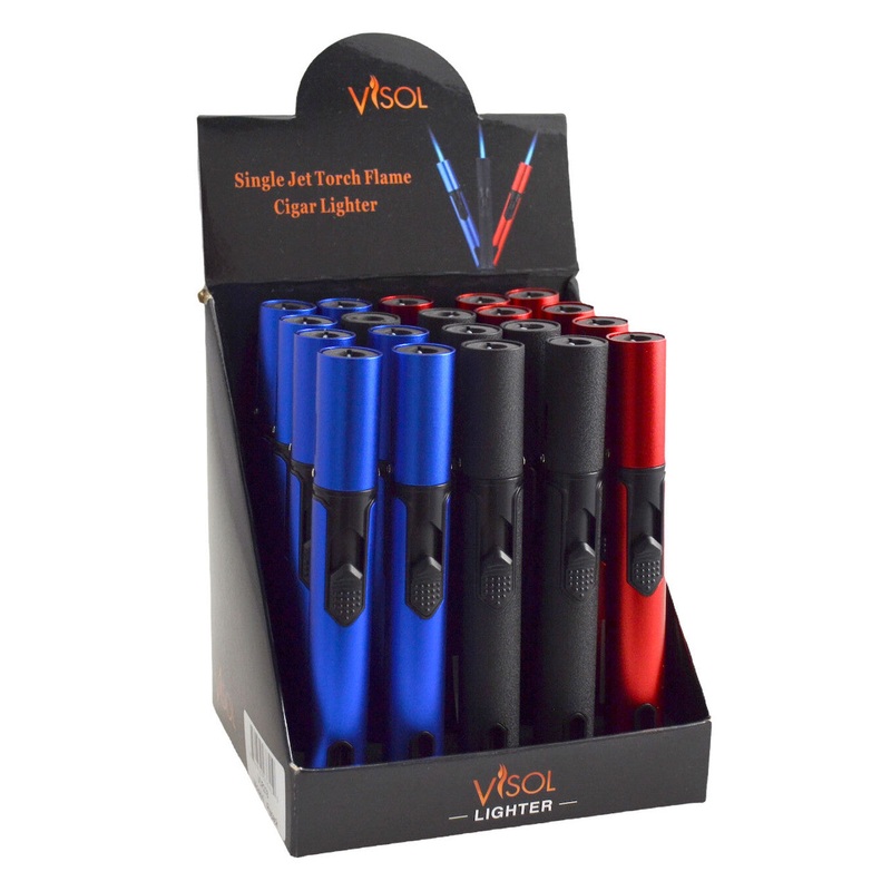 Visol Retail Package – Molokini Single Flame Lighter 20 Count