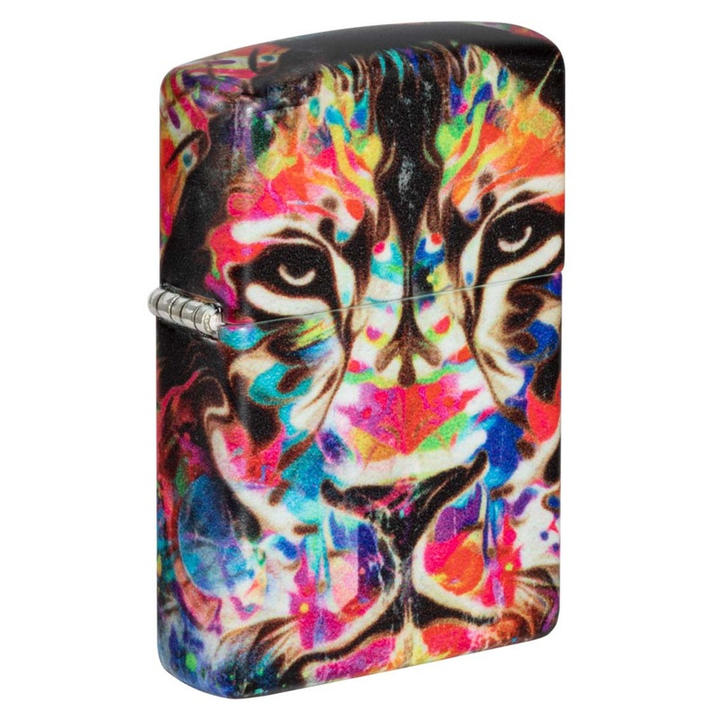 Zippo Lighter: Colorful Lion – 540 Color 49901