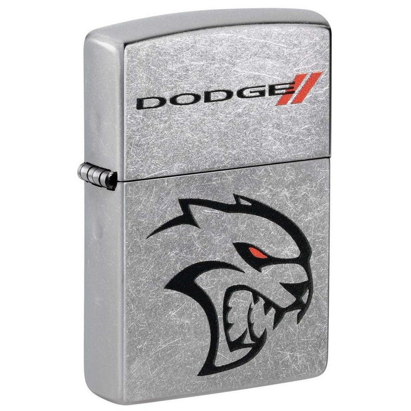 Zippo Lighter: Dodge Hellcat Logo – Street Chrome 48760