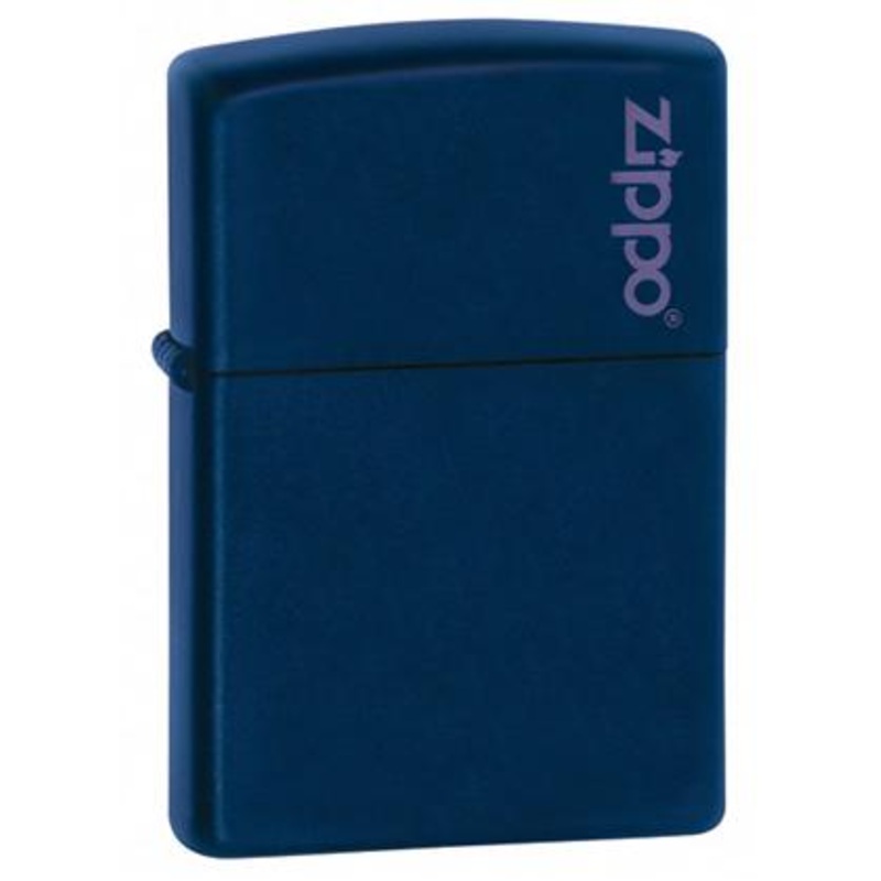 Zippo Navy Matte with Zippo Logo Lighter