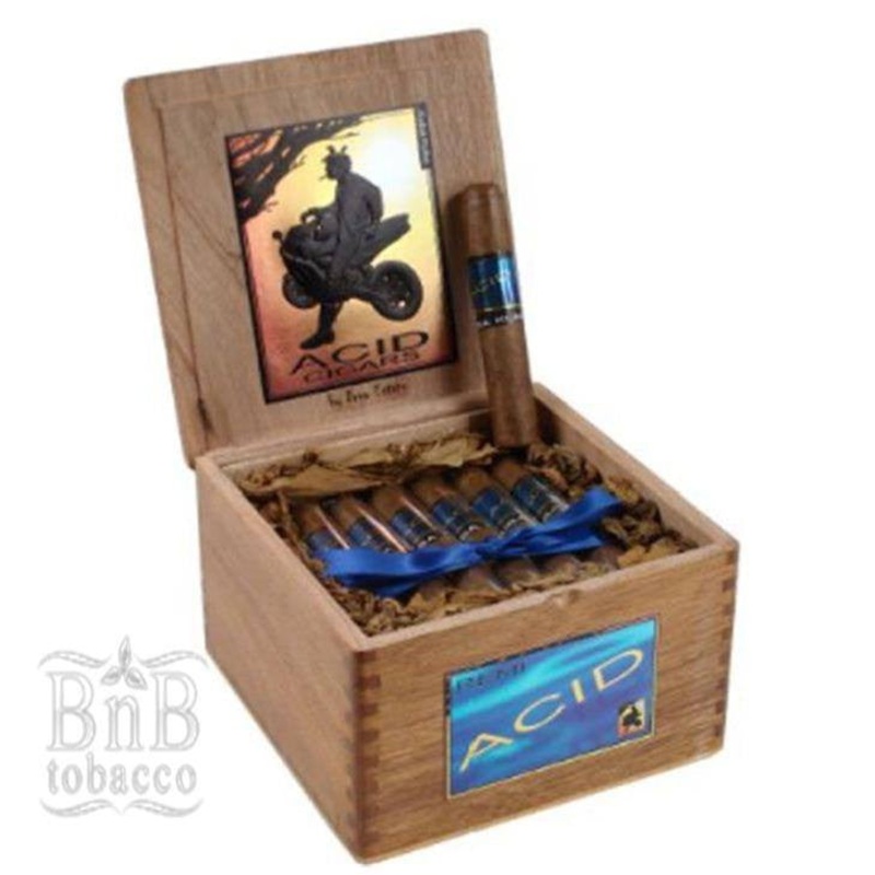Acid Blue Cigars 1400cc Tubos (5.0″ x 50) Box of 18