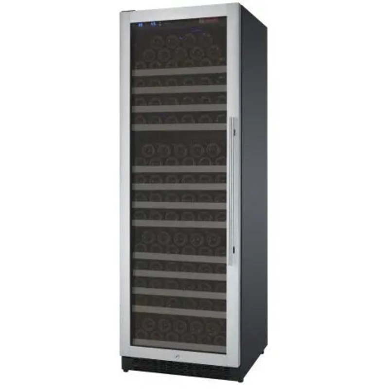 Allavino 24″ Wide FlexCount II Tru-Vino 177 Bottle Single Zone Stainless Steel Left Hinge Wine Refrigerator