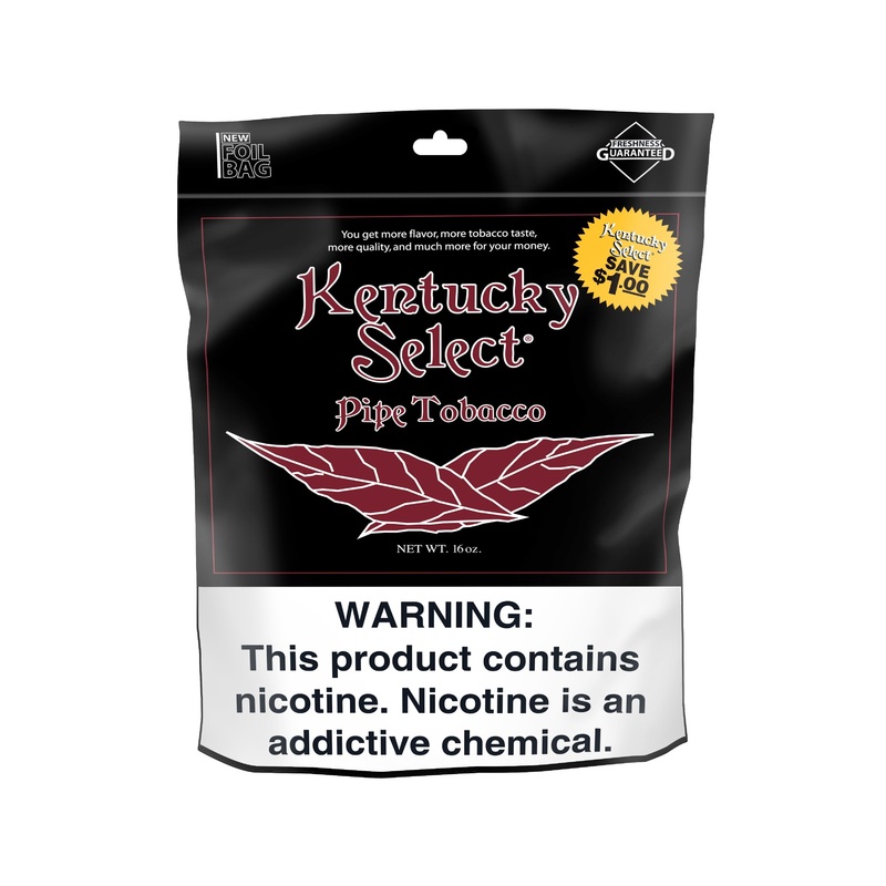 Kentucky Select Full Flavor Pipe Tobacco Full Flavor 16oz Bag
