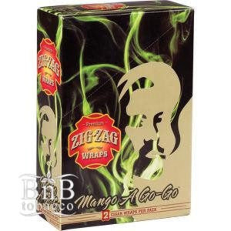 Zig Zag Mango Blunt Wraps Mango 25 Packs of 2