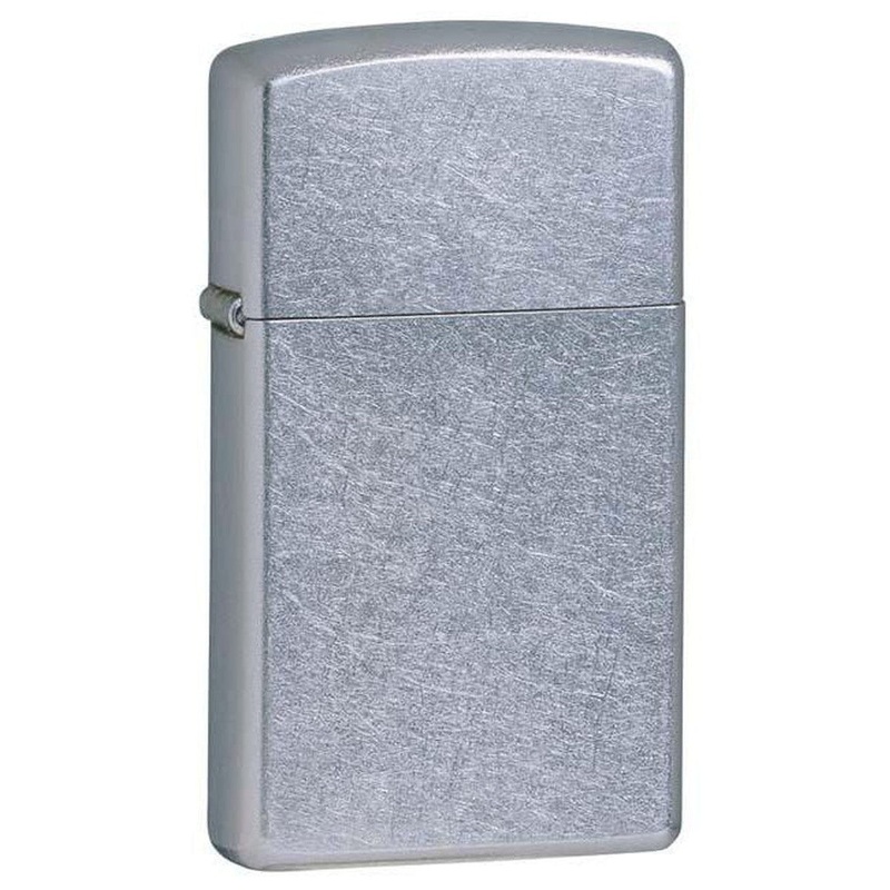Zippo Lighter: Slim – Street Chrome 1607