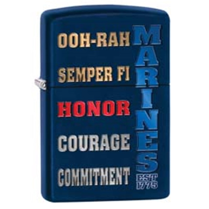 Zippo Lighter – US Marines Slogans