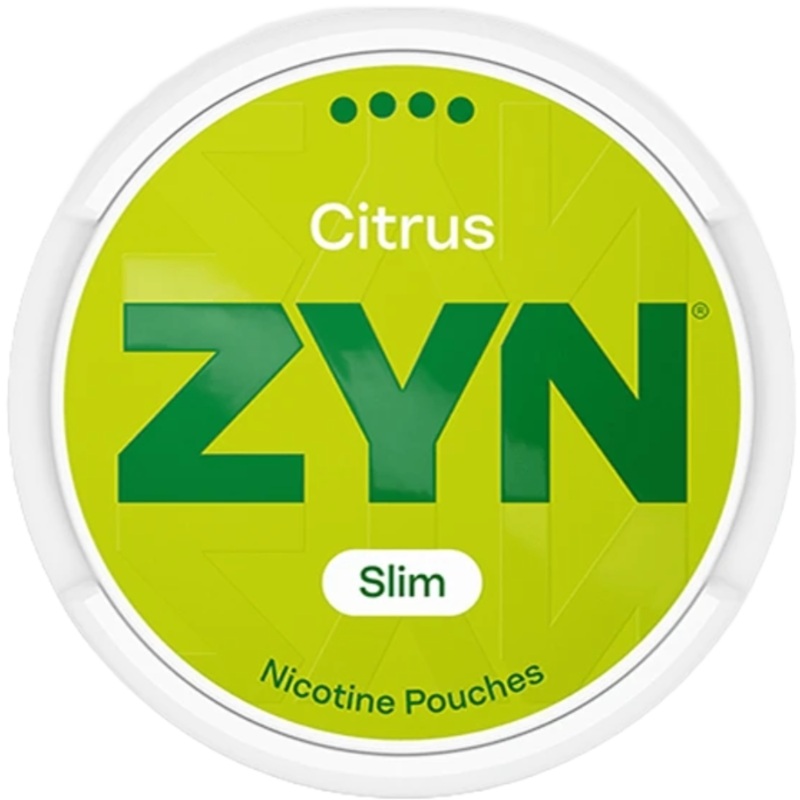 Zyn Nicotine Pouches Citrus Slim – 5 Pack 9mg