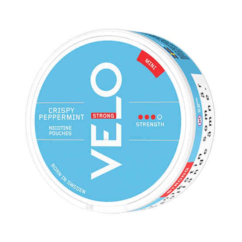 Velo Nicotine Pouches Crispy Peppermint Mini 8MG – 5 Pack