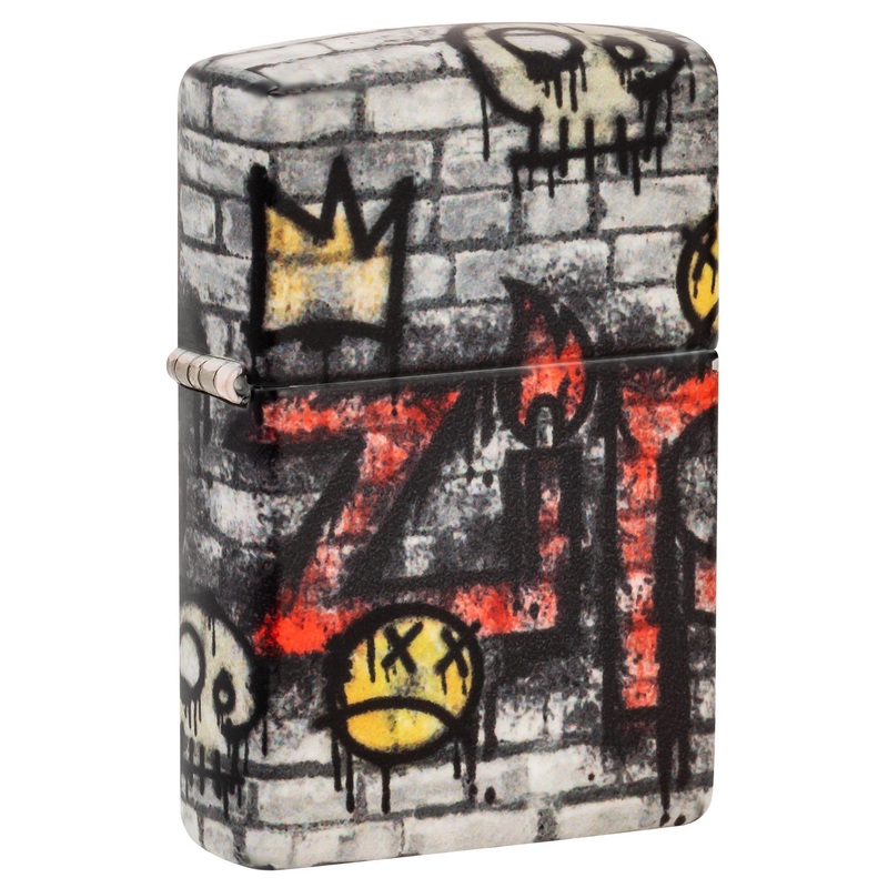 Zippo Lighter: Graffiti King Design – 540 Color 46282